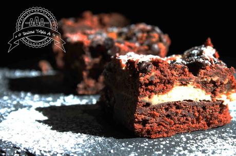 Brownie de Chocolate y Crema de Queso Brownie de Chocolate y Crema de Queso