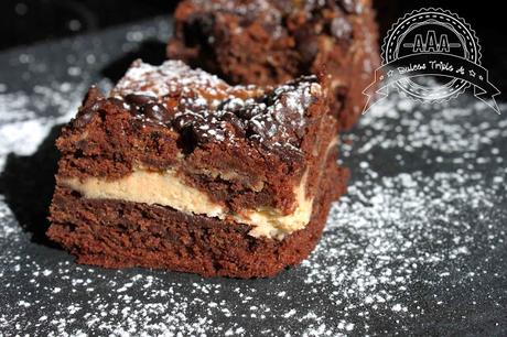 Brownie de Chocolate y Crema de Queso Brownie de Chocolate y Crema de Queso
