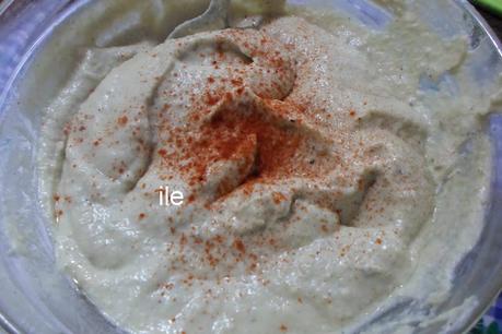 Hummus o hamus de berenjenas