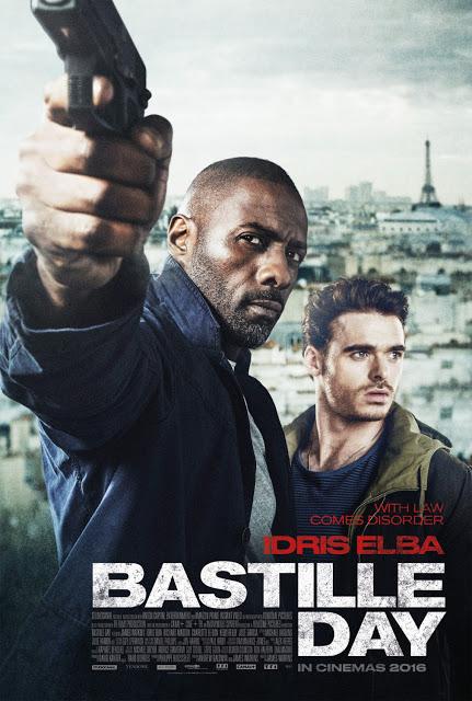 IDRIS ELBA Y RICHARD MADDEN EN EL PÓSTER OFICIAL DE BASTILLE DAY