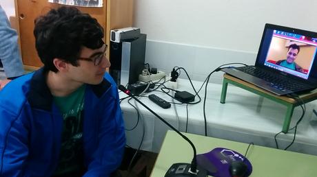 Charla virtual con estudiantes en Pozoblanco Charla virtual con estudiantes en Pozoblanco