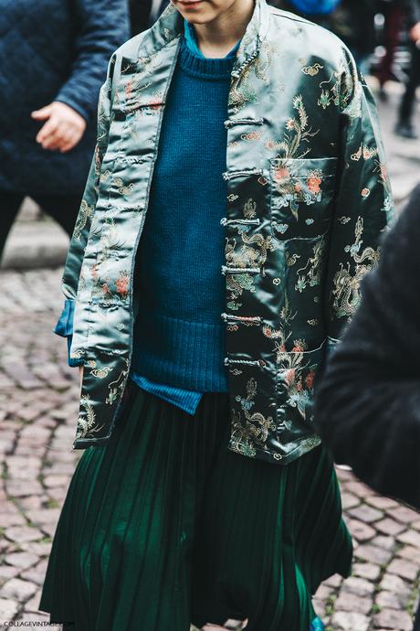 PFW-Paris_Fashion_Week_Fall_2016-Street_Style-Collage_Vintage-Miu_Miu-Kimono-Pleated_Skirt-Gucci-
