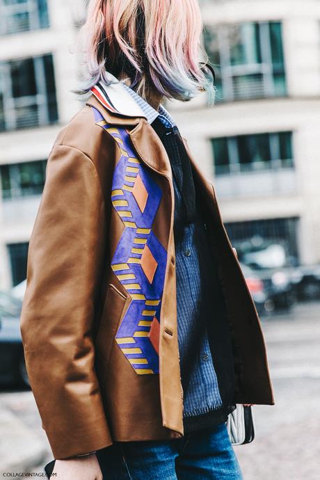 PFW-Paris_Fashion_Week_Fall_2016-Street_Style-Collage_Vintage-Miu_Miu-Leather_Blazer-