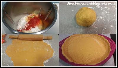 Quiche de espinacas y bacon con queso azul Quiche de espinacas y bacon con queso azul