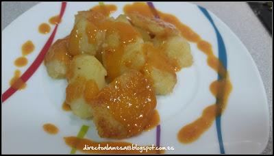 Patatas con salsa brava a la madrileña Patatas con salsa brava a la madrileña