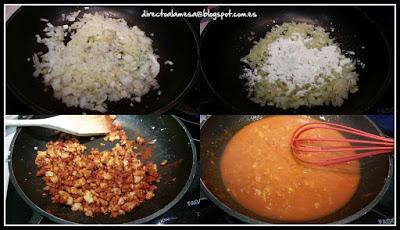 Patatas con salsa brava a la madrileña Patatas con salsa brava a la madrileña