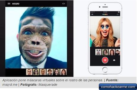 Facebook compra MSQRD, app que pone máscaras sobre el rostro