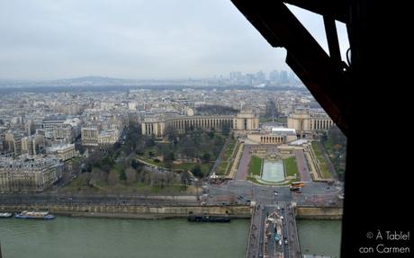 Restaurant Jules Verne, dominando todo París