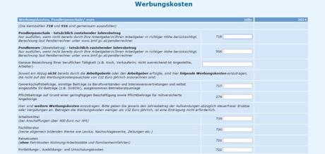 La declaración de la renta en Austria: Werbungskosten, Pendlereuro La declaración de la renta en Austria: Werbungskosten, Pendlereuro