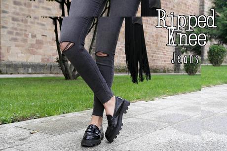 MUST HAVE: RIPPED KNEE JEANS