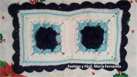 Cuadros, grannys o pastillas de crochet rústicas y con flores (Crochet Rustical Squares)