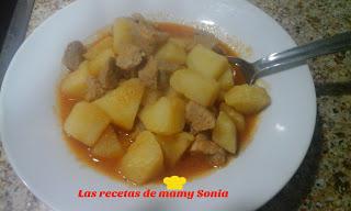 PATATAS CON CARNE EN THERMOMIX