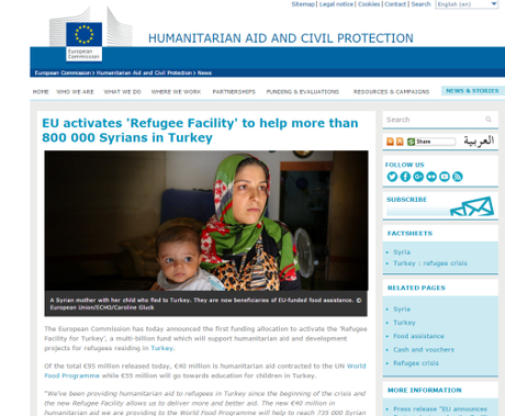 En su web oficial, la Unión Europea desglosa las aportaciones económicas que dice van a mejorar las condiciones de vida de los sirios alojados en Turquía. 