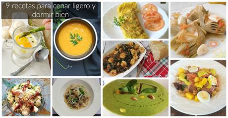 9 cenas ligeritas para dormir mejor 9 cenas ligeritas para dormir mejor