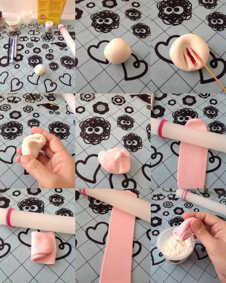 Cómo hacer flores sencillas de fondant, el rosa nuestro color Cómo hacer flores sencillas de fondant, el rosa nuestro color