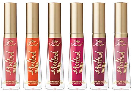Novedades en Too FAced: Melted Matte Novedades en Too FAced: Melted Matte
