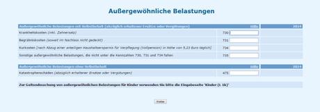 La declaración de la renta en Austria: Außergewöhnliche Belastungen La declaración de la renta en Austria: Außergewöhnliche Belastungen