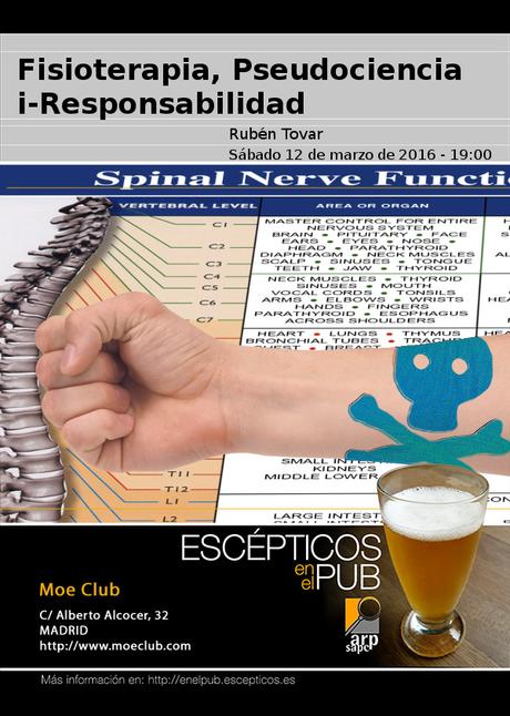 Escépticos en el pub. Fisioterapia, pseudociencia i-responsabilidad. Fisioterapia, Pseudociencia i-Responsabilidad