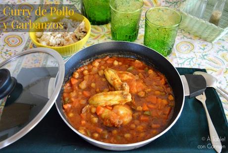 Curry de Pollo y Garbanzos