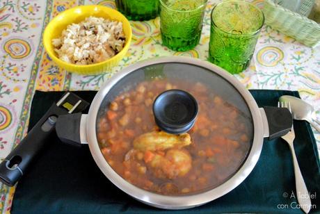 Curry de Pollo y Garbanzos