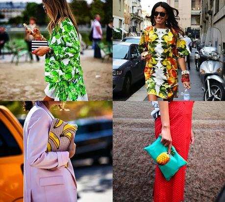 Los estampados frutales invadirán las vidrieras en primavera-verano!!! Los estampados frutales invadirán las vidrieras en primavera-verano!!!