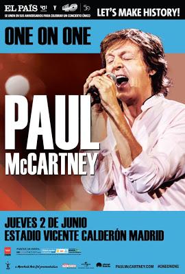 Paul McCartney el 2 de junio en el estadio Vicente Calderón de Madrid