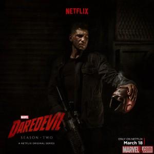Jon Bernthal comparte una escena del rodaje de la 2ª temporada de Daredevil