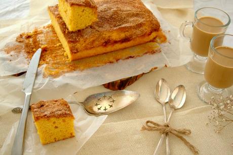 Bizcocho de calabaza, un desayuno de dioses (coca de carabassa) Bizcocho de calabaza, un desayuno de dioses (coca de carabassa)