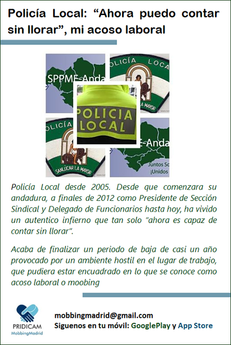 MobbingMadrid Policía Local Ahora puedo contar sin llorar mi acoso laboral MobbingMadrid Policía Local Ahora puedo contar sin llorar mi acoso laboral