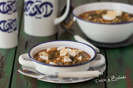 Garbanzos con Espinacas