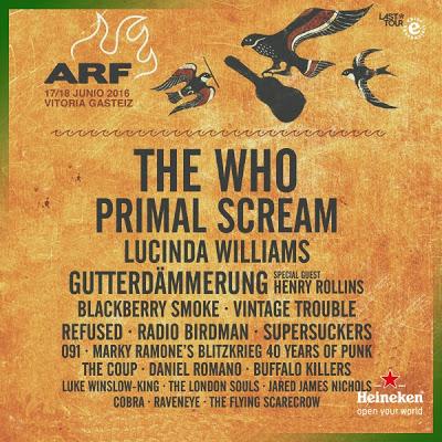 The Who, cabezas de cartel del Azkena Rock Festival 2016