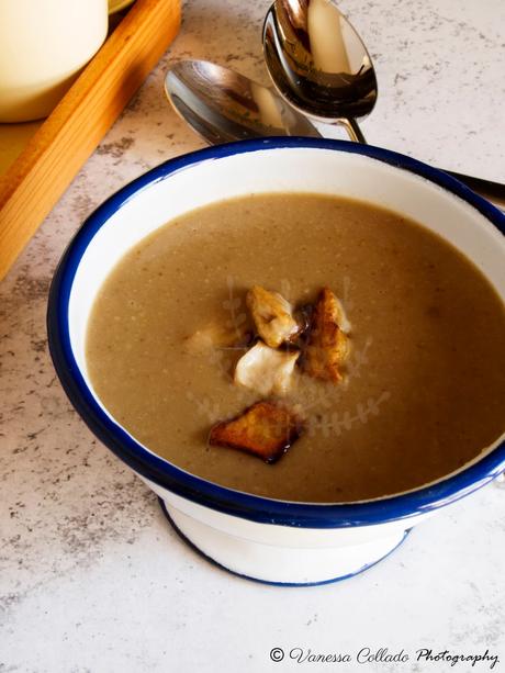 Crema de Boletus y Castañas