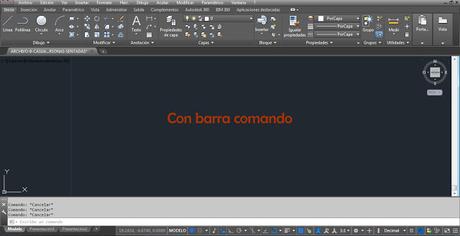 Activar/desactivar barra de comando de Autocad Activar/desactivar barra de comando de Autocad