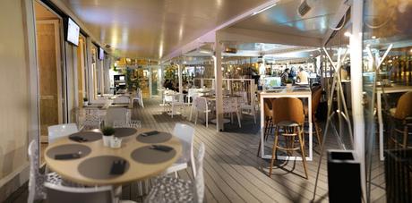 Comiendo en 90 Grados, el restaurante afterwork que triunfa en la capital 90 grados, terraza