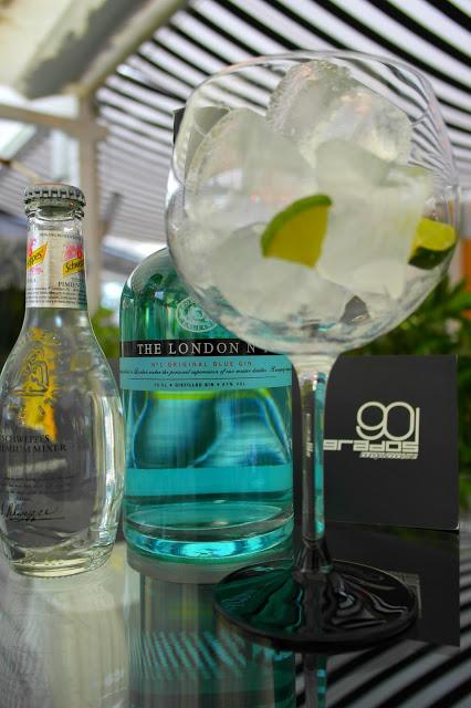 Comiendo en 90 Grados, el restaurante afterwork que triunfa en la capital 90 grados, gin tonic