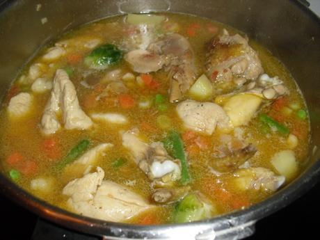 POLLO A LA JARDINERA, POLLO CUK DE SADA POLLO A LA JARDINERA, POLLO CUK DE SADA