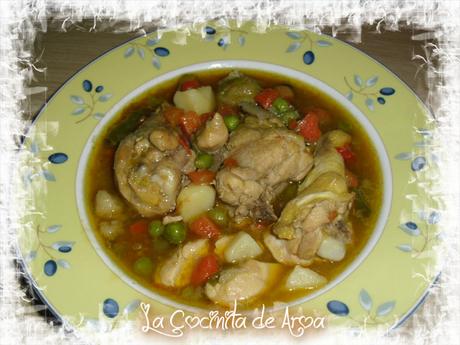 POLLO A LA JARDINERA, POLLO CUK DE SADA POLLO A LA JARDINERA, POLLO CUK DE SADA