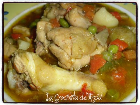 POLLO A LA JARDINERA, POLLO CUK DE SADA POLLO A LA JARDINERA, POLLO CUK DE SADA