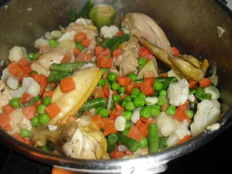 POLLO A LA JARDINERA, POLLO CUK DE SADA POLLO A LA JARDINERA, POLLO CUK DE SADA