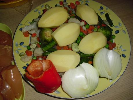 POLLO A LA JARDINERA, POLLO CUK DE SADA POLLO A LA JARDINERA, POLLO CUK DE SADA