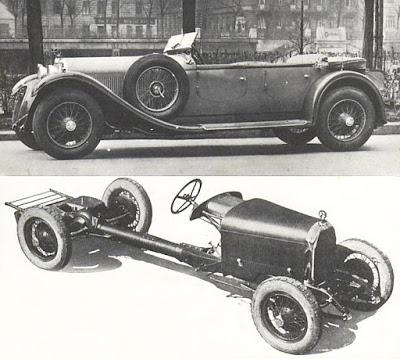 Austro Daimler con chasis tubular Austro Daimler con chasis tubular