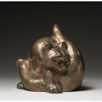El gato Tookey, William y Marguerite Zorach Gato lavándose