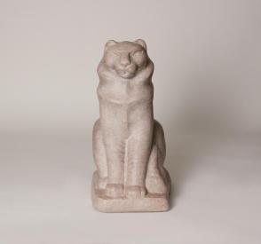 El gato Tookey, William y Marguerite Zorach Tookey sentado