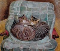 El gato Tookey, William y Marguerite Zorach Marguerite Zorach (Dos gatos)