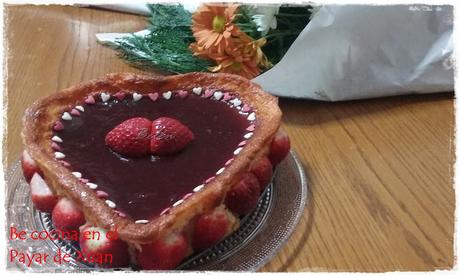 Tarta de queso y fresas Tarta de queso y fresas