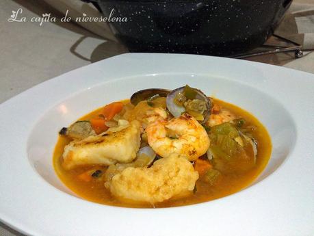 Zarzuela de pescado y marisco Zarzuela de pescado y marisco