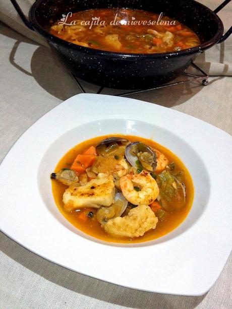 Zarzuela de pescado y marisco Zarzuela de pescado y marisco