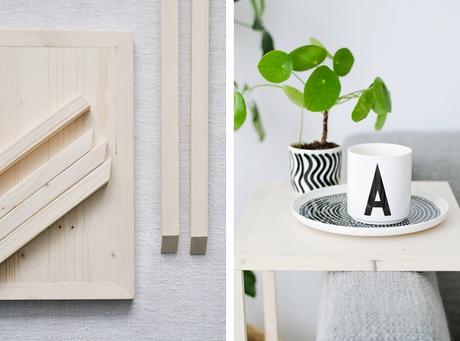 DIY: Mesa bandeja auxiliar para el sofá DIY: Mesa bandeja auxiliar para el sofá