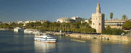 Guadalquivir y Torre del Oro, Sevilla 