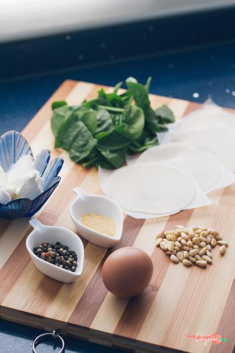 HACK: Tortellini de queso, espinacas y piñones. HACK: Tortellini de queso, espinacas y piñones.
